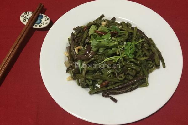 凉拌蕨菜的做法图解4