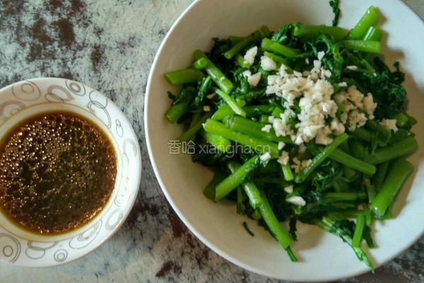 凉拌茼蒿的做法图解3