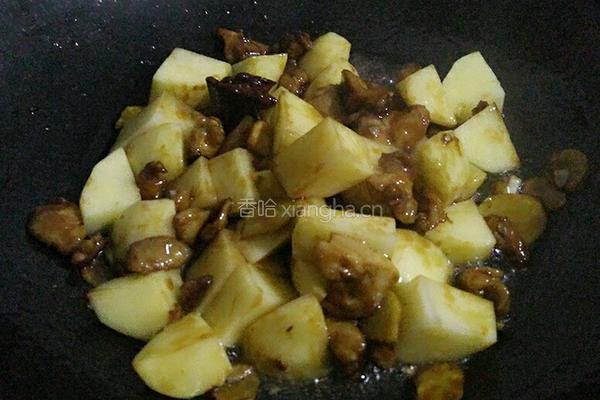 红烧土豆鸡块的做法图解6