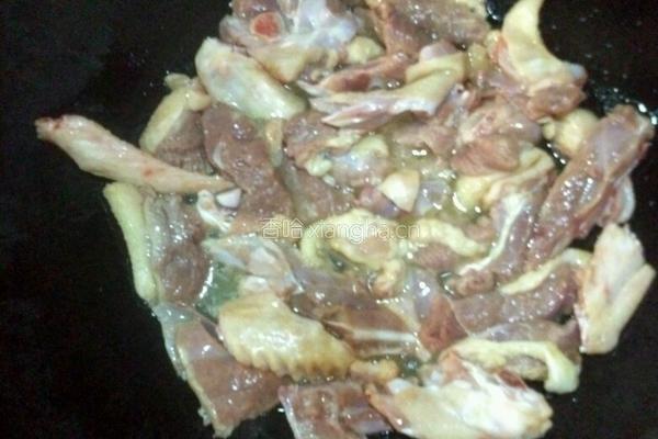 红烧鸭肉的做法图解3