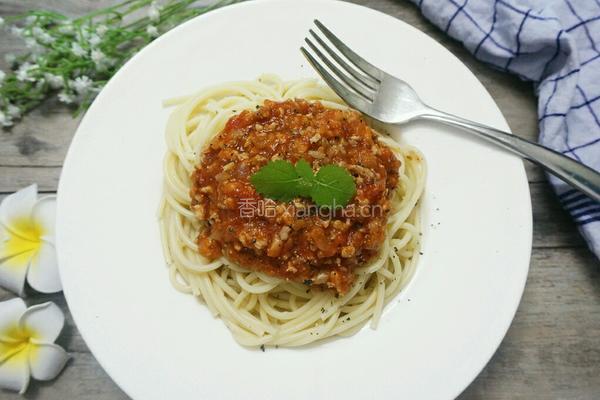 番茄肉末意大利面的做法图解15