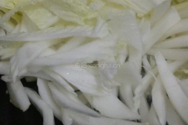清炒白菜的做法图解2