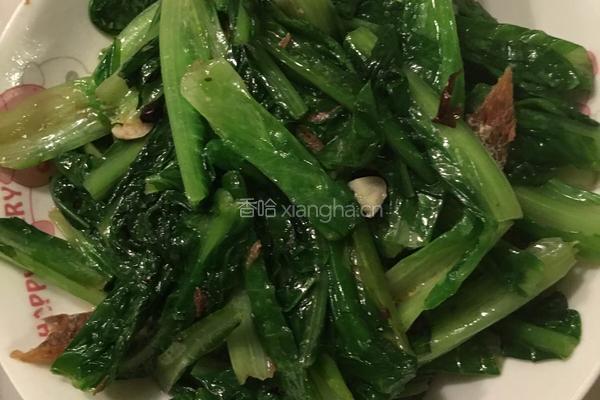 豆豉鲮鱼炒麦菜的做法图解5