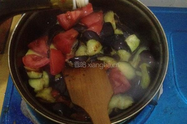 西红柿烧茄子的做法图解7