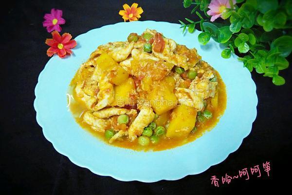 菠萝滑鸡片的做法图解21