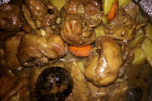香菇土豆炖鸡肉的做法图解10