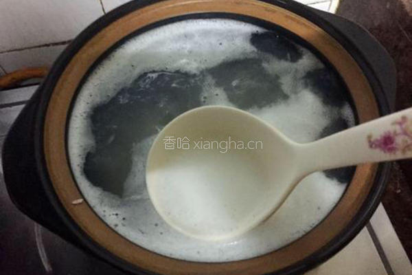猪肝粥的做法图解5