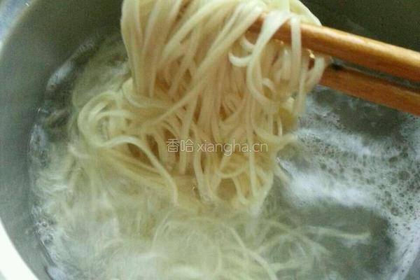 鸡蛋汤面的做法图解4