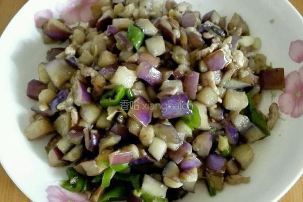 茄子肉饼的做法图解1