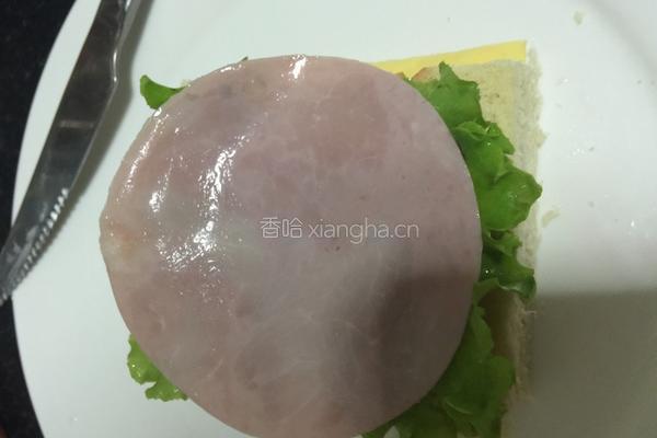 芝士火腿三明治的做法图解6
