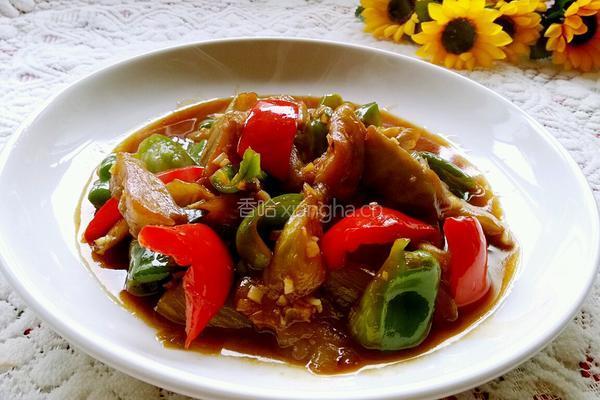 双椒烧茄子的做法图解13