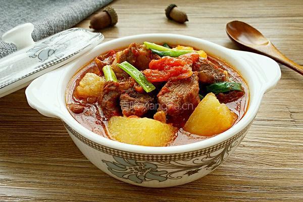 西红柿土豆炖牛肉的做法图解11