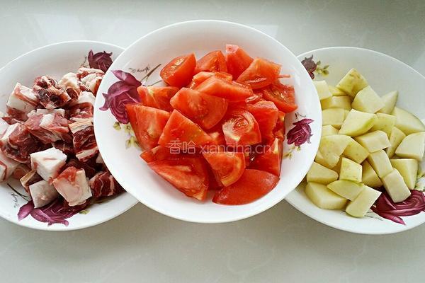 西红柿土豆炖牛肉的做法图解1