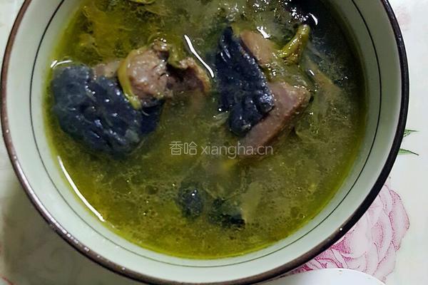 月子餐之折耳根炖鸡的做法图解4