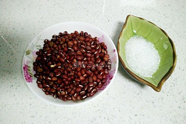 红豆豆浆的做法图解1