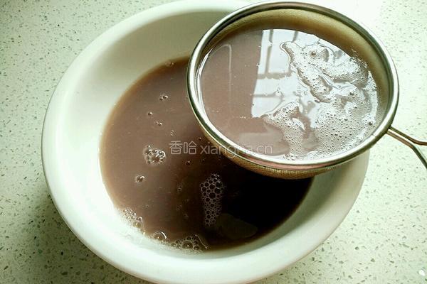 红豆豆浆的做法图解6