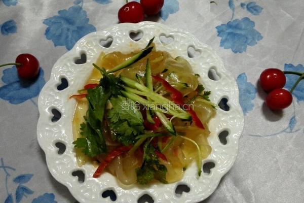 黄瓜拌粉皮的做法图解10