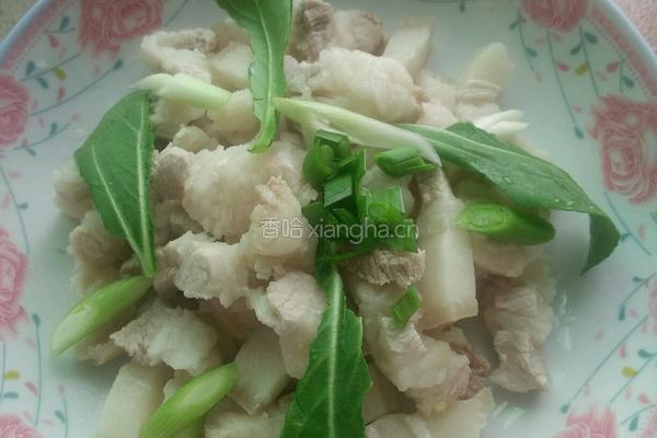 蒜泥凉拌肉
