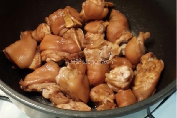 红烧香润蹄的做法图解6