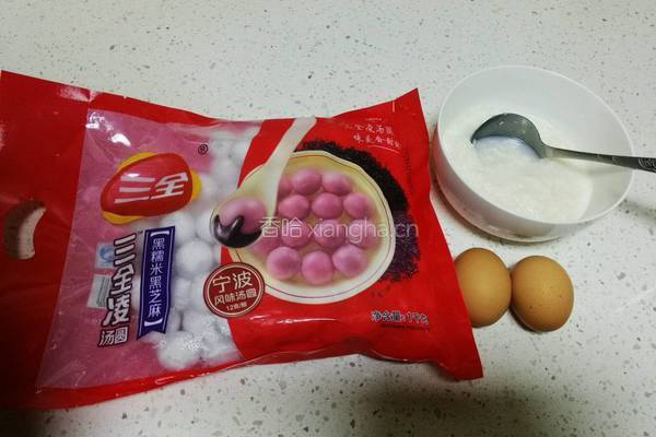 汤圆醪糟鸡蛋的做法图解1