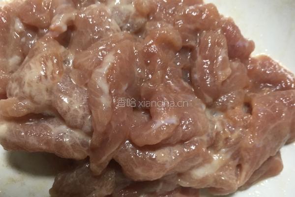 青椒炒肉片的做法图解4