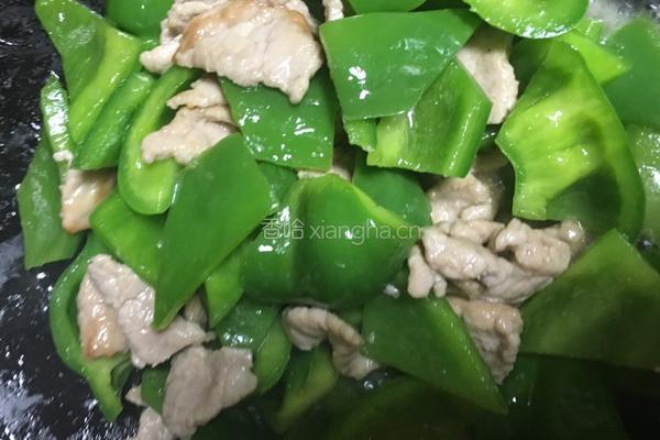 青椒炒肉片的做法图解10