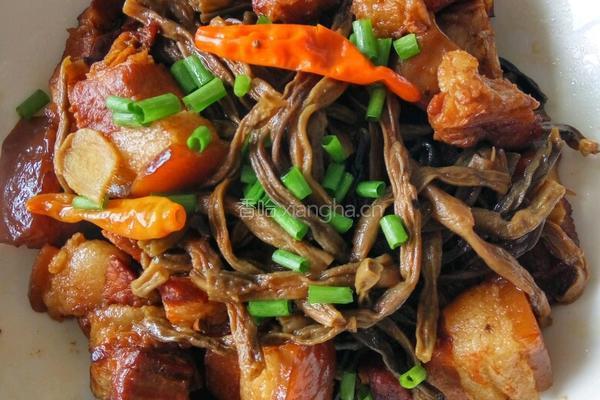 干豆角红烧肉的做法图解8