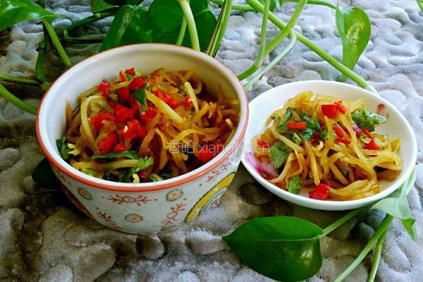 香菜辣椒腌芥菜的做法图解4