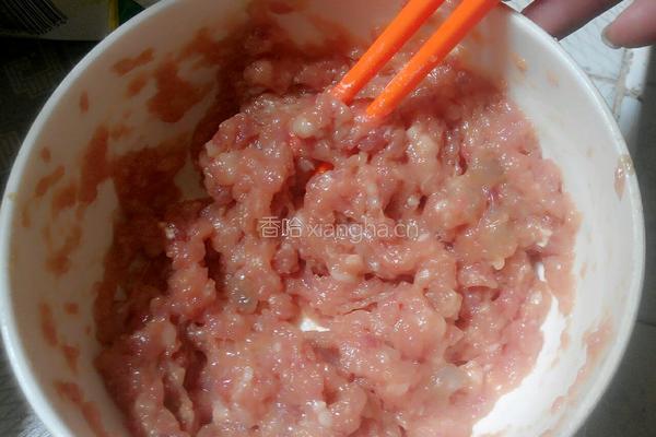 香菇蒸肉饼的做法图解3