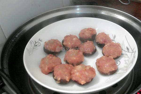 香菇蒸肉饼的做法图解7