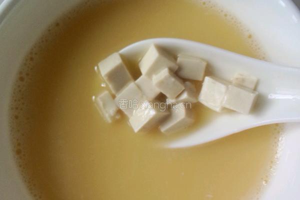 肉末豆腐蒸蛋羹的做法图解4