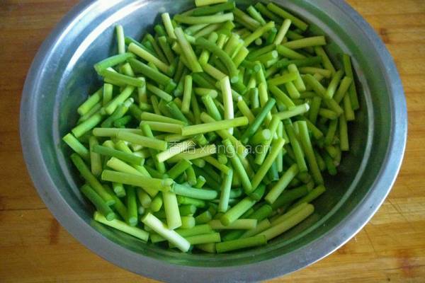 腌蒜苔的做法图解4
