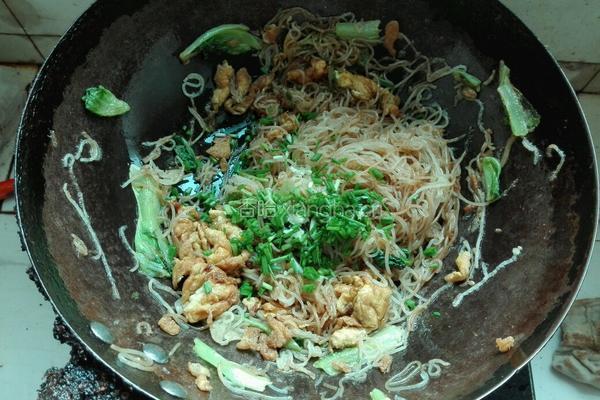 鸡蛋生菜炒米粉的做法图解9