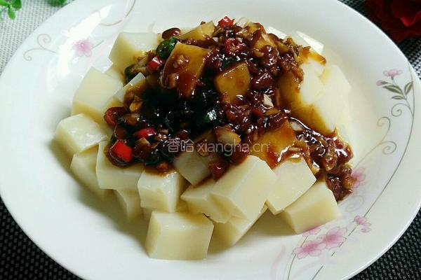 凉拌米豆腐的做法图解7