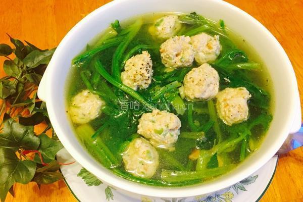 菠菜汤的做法图解10