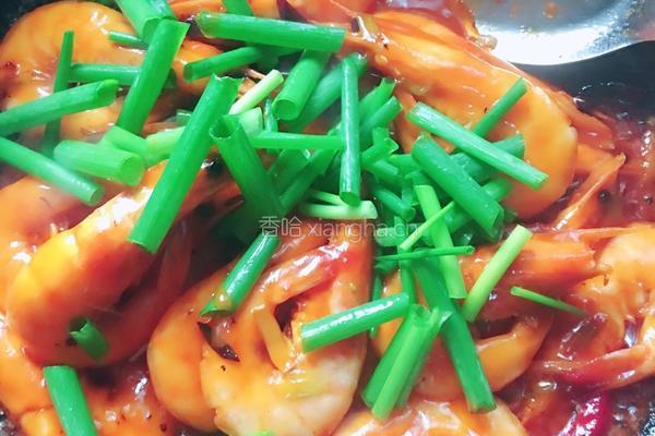 番茄大虾的做法图解9