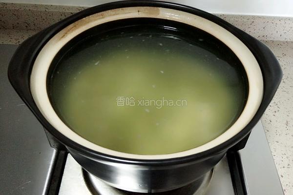 绿豆稀饭的做法图解4