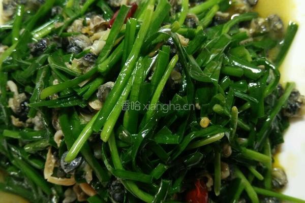 韭菜炒螺丝肉的做法图解5