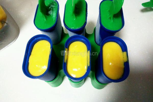 奶油芒果雪糕的做法图解6