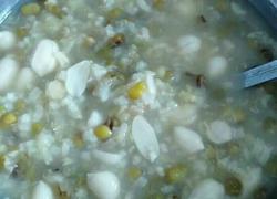 绿豆花生粥
