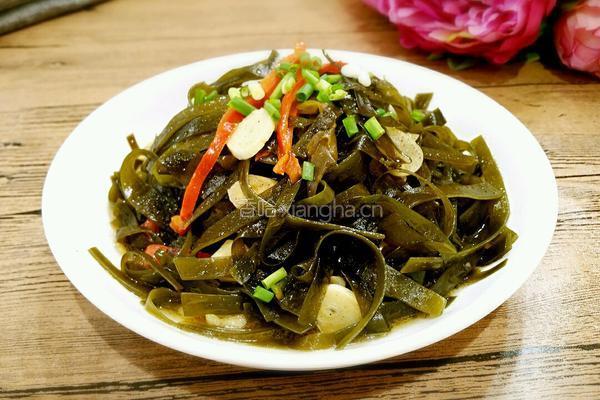 辣炒海带丝的做法图解9