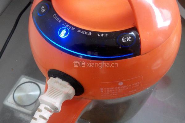 黑芝麻核桃豆浆的做法图解4