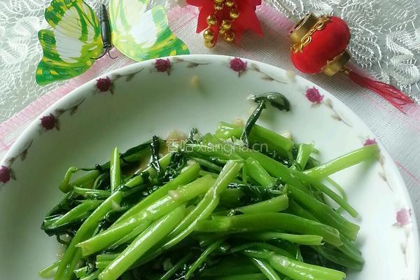 蚝油空心菜的做法图解5