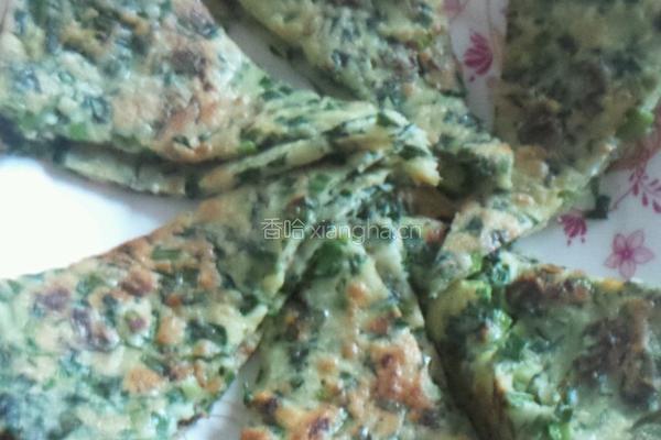 烙韭菜饼的做法图解8