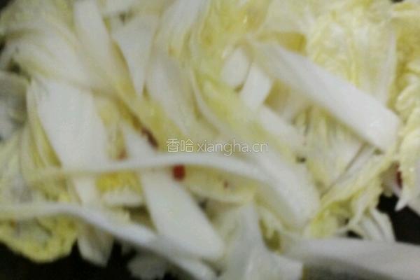 酸辣白菜的做法图解3