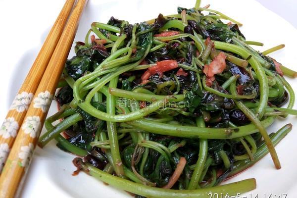 蒜炒紫苋菜的做法图解11