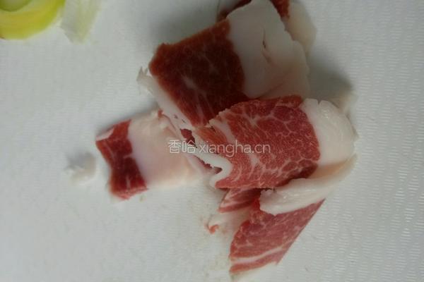 肉炒粉皮的做法图解3