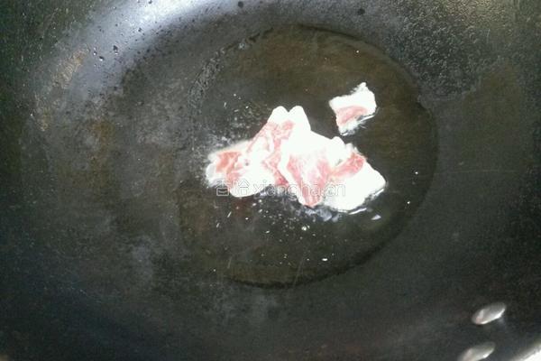 肉炒粉皮的做法图解4