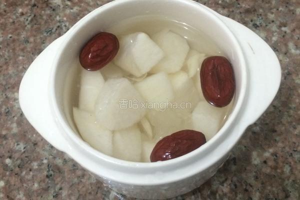 冰糖蜂蜜炖雪梨的做法图解4
