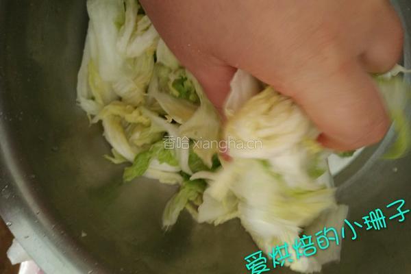 凉拌酸辣白菜的做法图解2